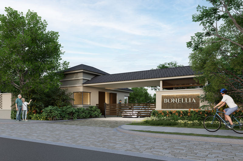 Entrada a Condominio luxury en Puerto Colombia - Rosaleda del Puerto - Bonellio