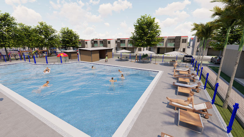 Conjunto residencial con piscina en Puerto Colombia - Rosaleda del Puerto 
